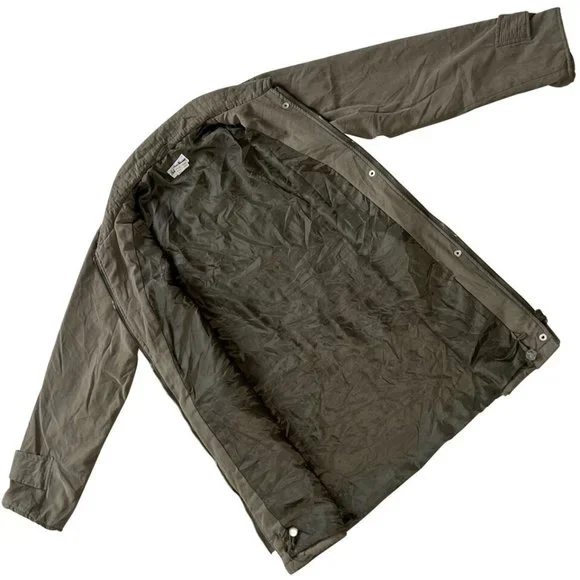 Gabriella Vicenza (Italy) Quilted Collar Military Jacket Army (Pas De Calais) LG